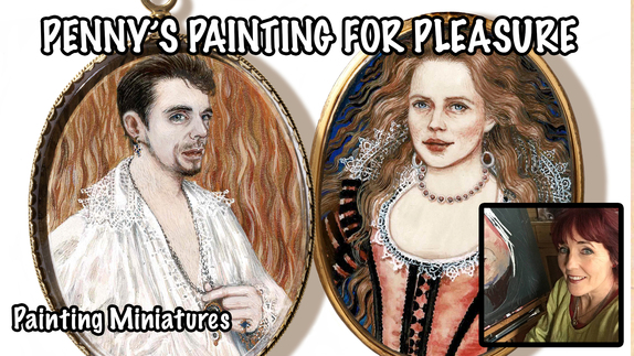 Painting Miniatures in the Style of Nicholas Hilliard